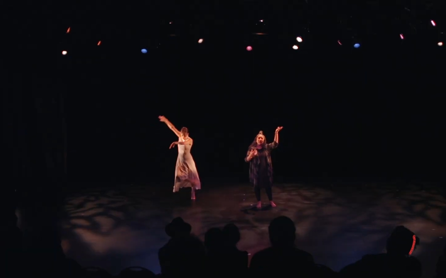 Roshan James and Tara Butler performing Chaos and Wonder at Aki Studio, Toronto, December 2025