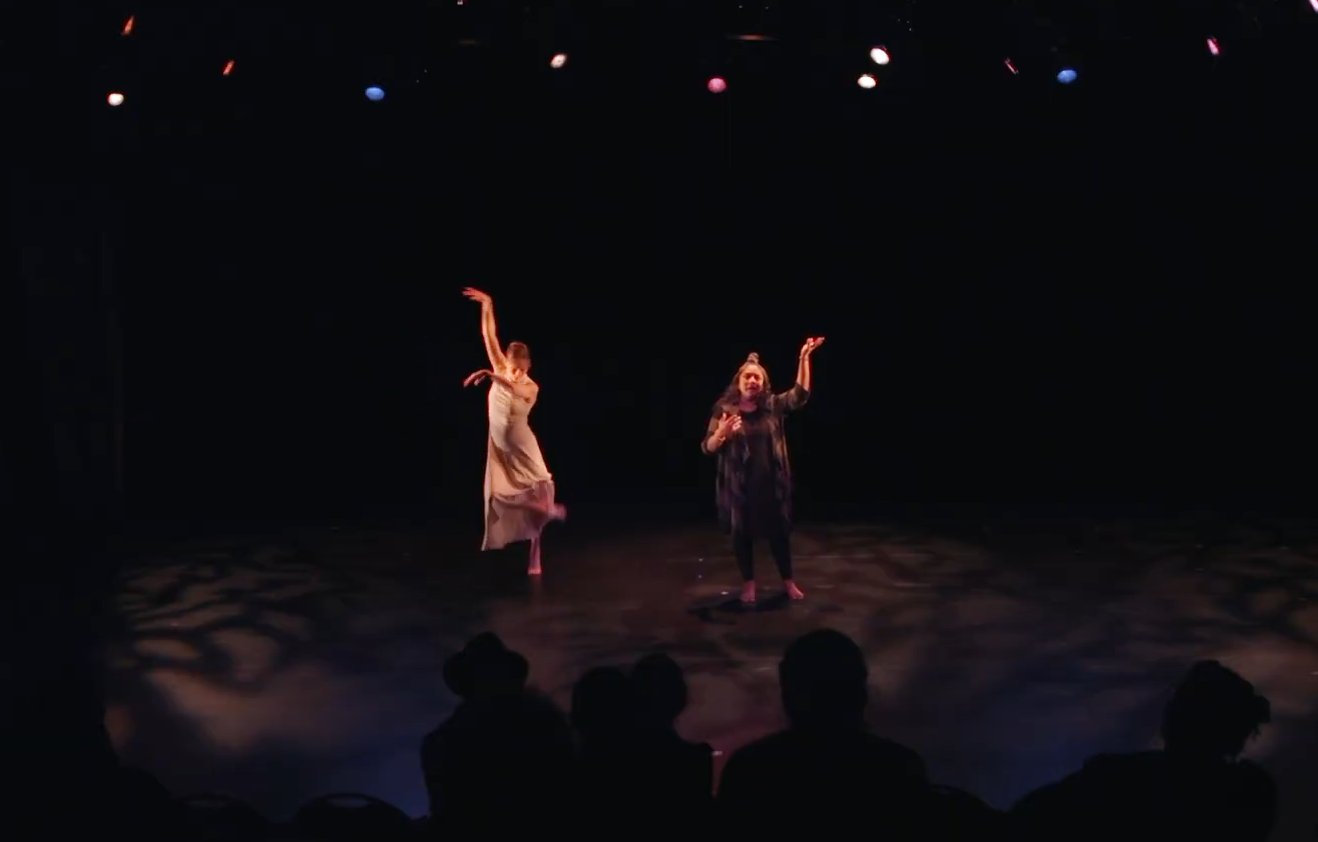 Roshan James and Tara Butler performing Chaos and Wonder at Aki Studio, Toronto, December 2025